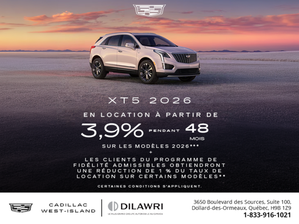 Cadillac XT5 2026