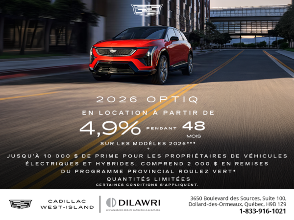 Cadillac Optiq 2026