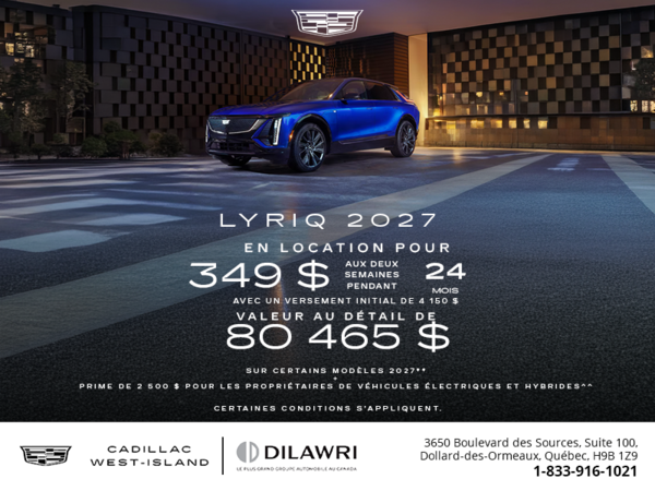 Cadillac Lyriq 2027