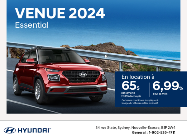 Procurez-vous le Hyundai Venue 2024