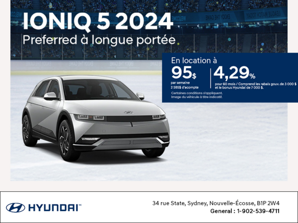 Procurez-vous le Hyundai Ioniq 5 2024