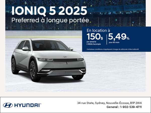 Procurez-vous le Hyundai Ioniq 5 2025