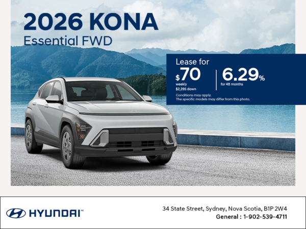 Get the 2026 Hyundai Kona