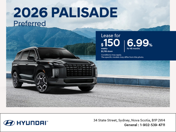 Get the 2026 Hyundai Palisade