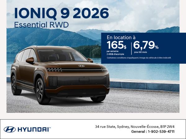 Procurez-vous le Hyundai Ioniq 9 2026