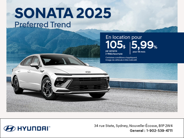 Procurez-vous le Hyundai Sonata 2025