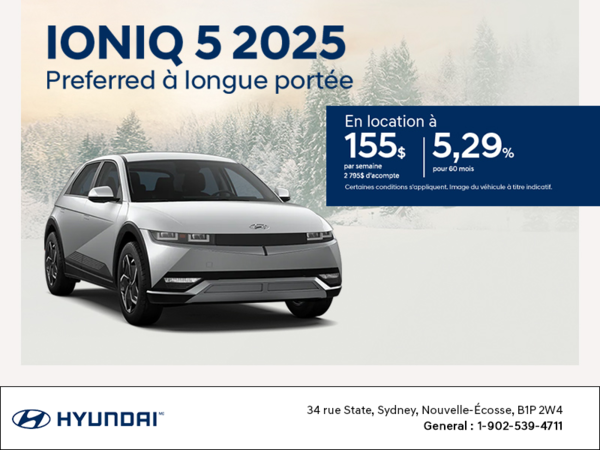 Procurez-vous le Hyundai Ioniq 5 2025