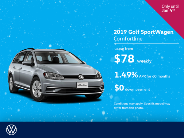 Get the 2019 Golf SportWagen!
