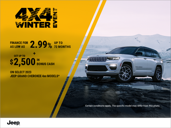 Get the 2023 Jeep Grand Cherokee !