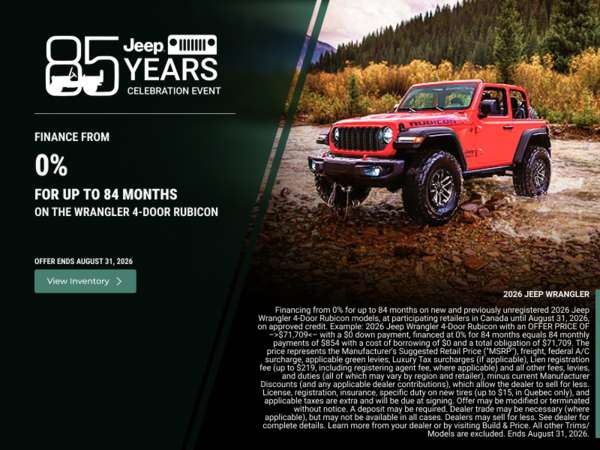 Jeep Monthly Event