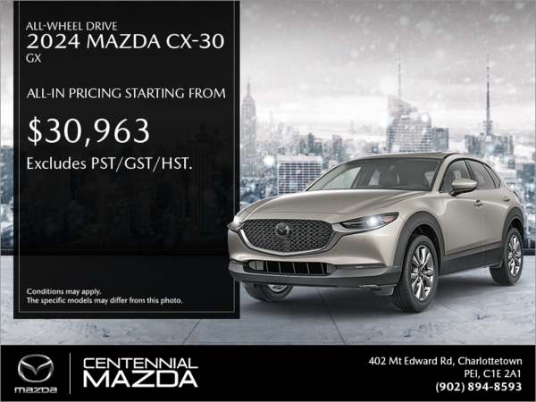 Get the 2024 Mazda CX-30 Today!