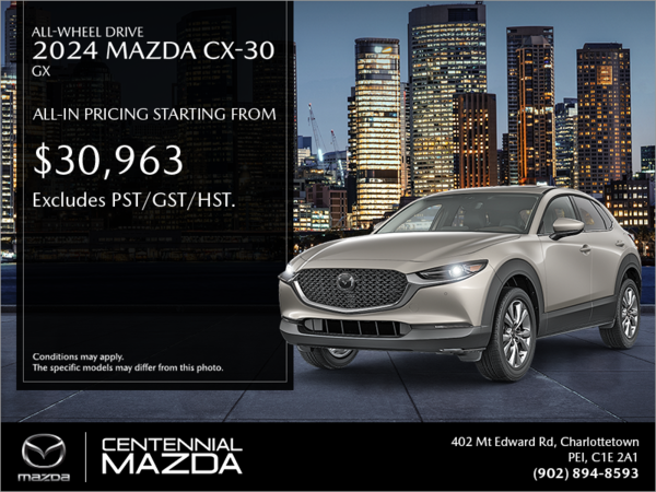 Get the 2024 Mazda CX-30 Today!