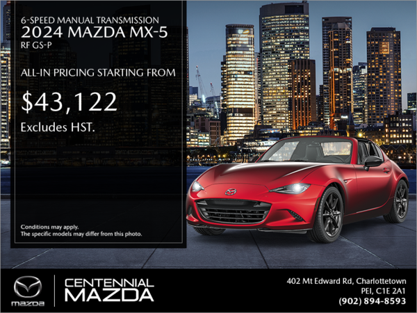 Get the 2024 Mazda MX-5 RF today!