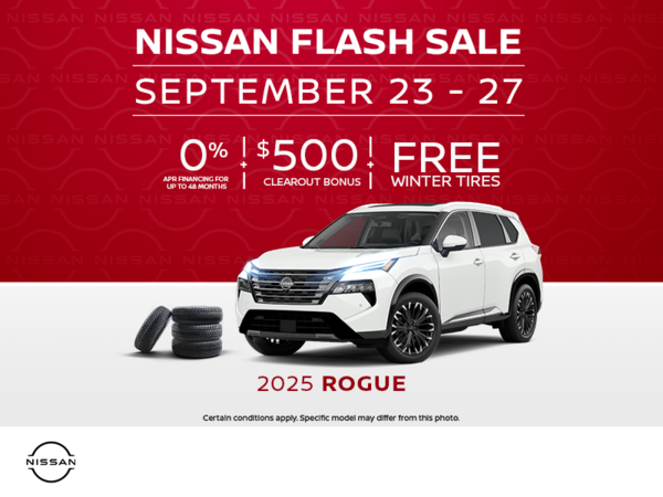 Get the 2025 Nissan Rogue Today!