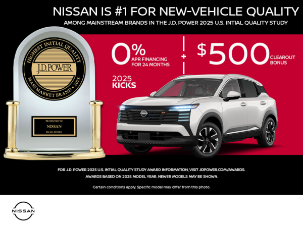 Get the 2025 Nissan Kicks Today!