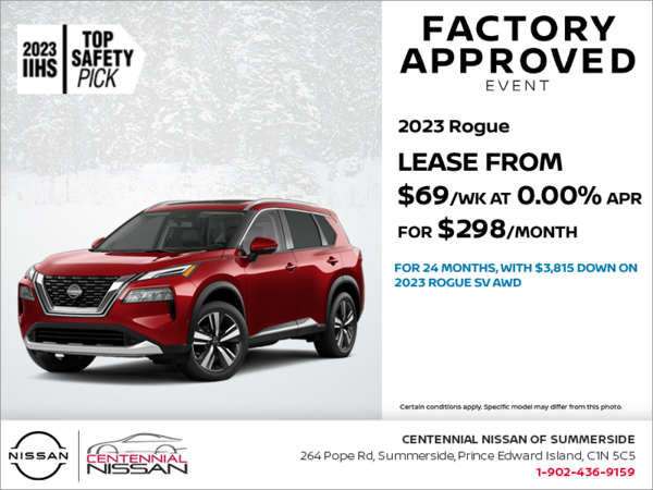 Get the 2023 Nissan Rogue Today!