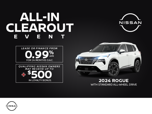 Get the 2024 Nissan Rogue Today!