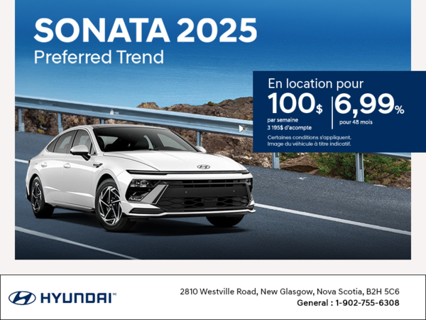 Procurez-vous le Hyundai Sonata 2025