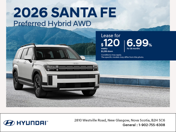Get the 2026 Hyundai Santa Fe Hybrid