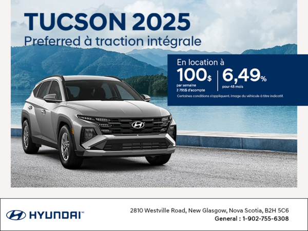 Procurez-vous le Hyundai Tucson 2025
