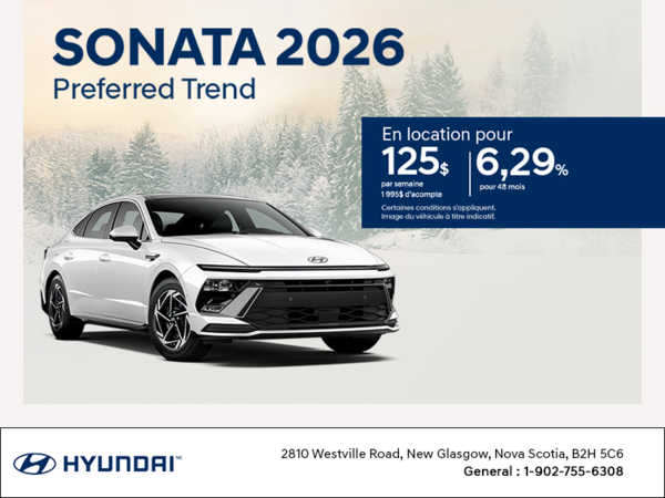 Procurez-vous le Hyundai Sonata 2026