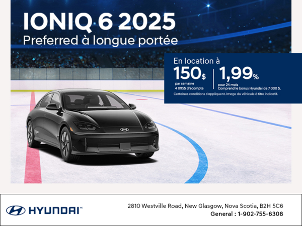 Procurez-vous le Hyundai Ioniq 6 2025