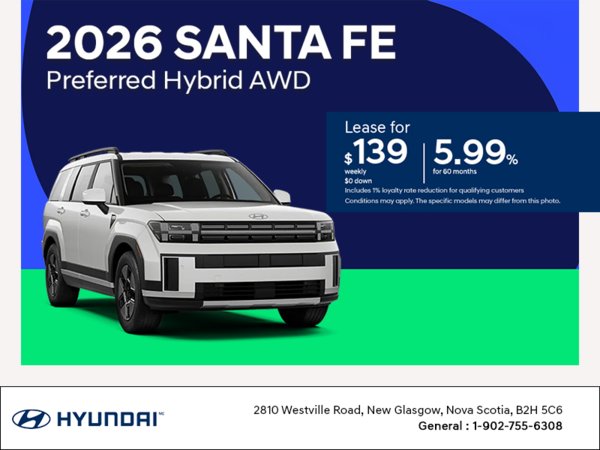 Get the 2026 Hyundai Santa Fe Hybrid