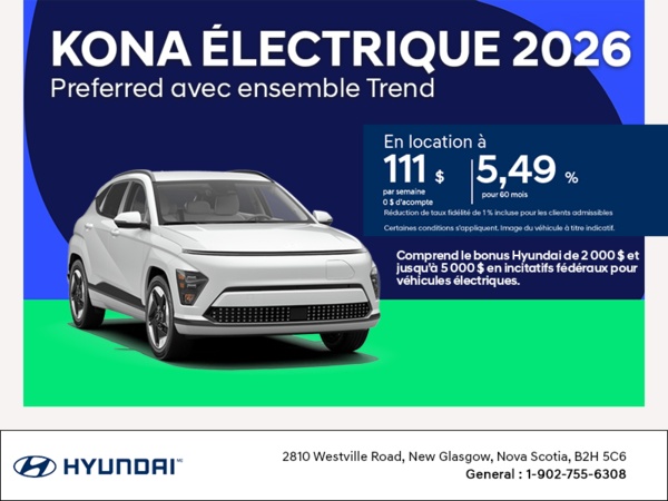 Hyundai KONA Electric 2026