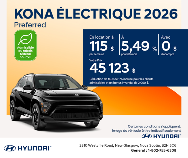 Hyundai KONA Electric 2026