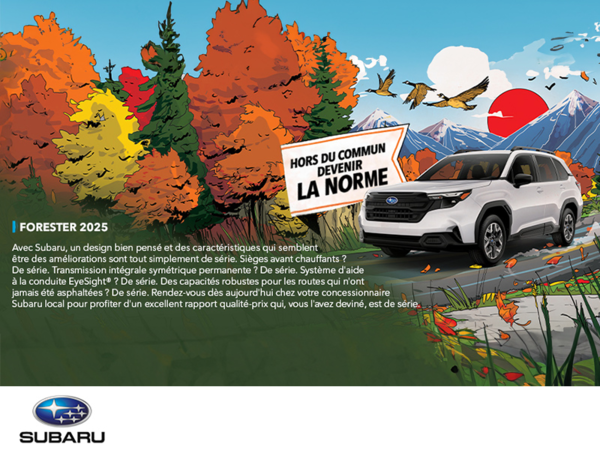 Événement mensuel chez Subaru