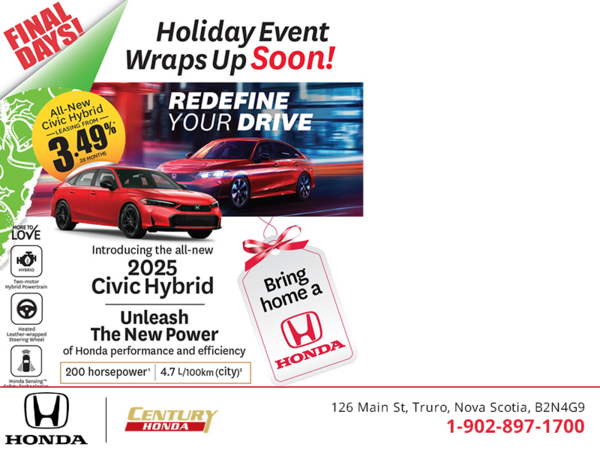 Get the 2025 Honda Civic Hybrid!