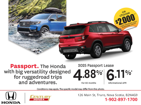 Get the 2025 Honda Passport!