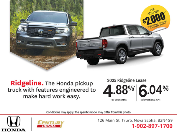 Get the 2025 Honda Ridgeline!