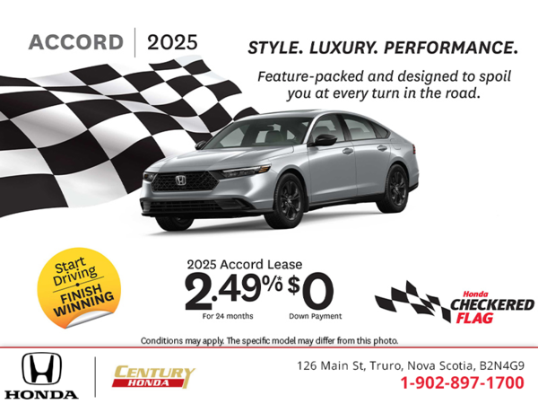 Get the 2025 Honda Accord!