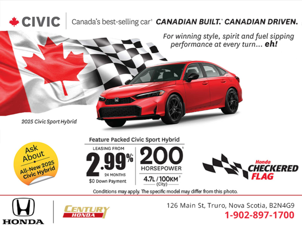 Get the 2025 Honda Civic Hybrid!