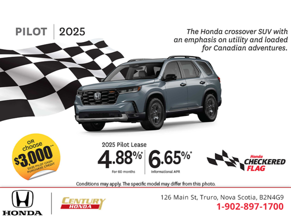 Get the 2025 Honda Pilot!