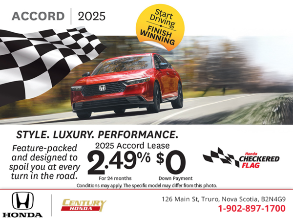 Get the 2025 Honda Accord!