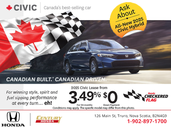 Get the 2025 Honda Civic!