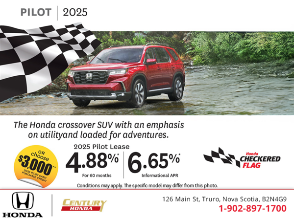 Get the 2025 Honda Pilot!