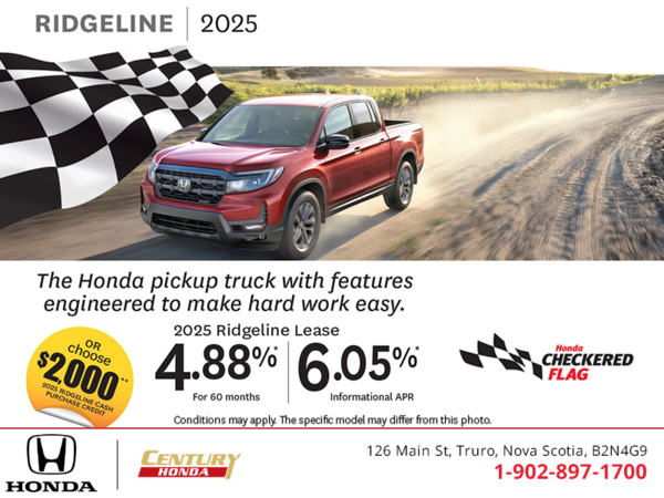 Get the 2025 Honda Ridgeline!