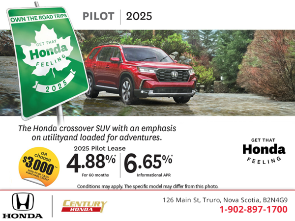 Get the 2025 Honda Pilot!