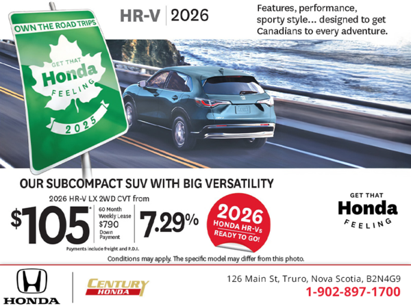 Get the 2026 Honda HR-V!