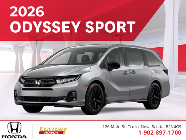 Get the 2026 Honda Odyssey!