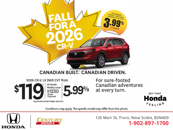 Get the 2026 Honda CR-V!