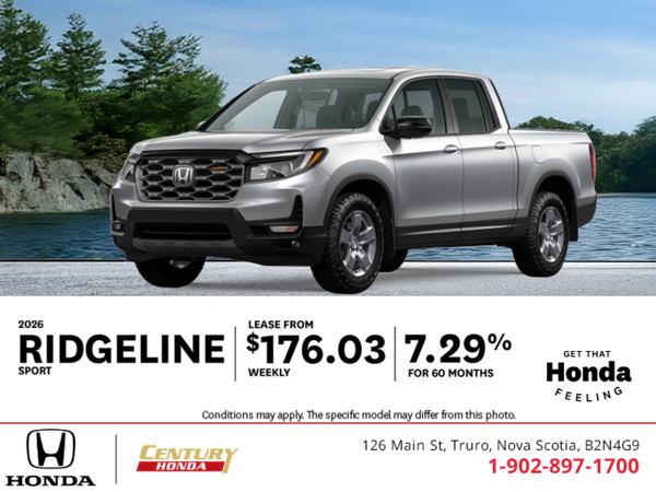 Get the 2026 Honda Ridgeline!