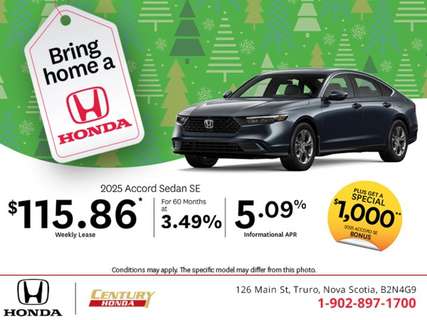 Get the 2025 Honda Accord!