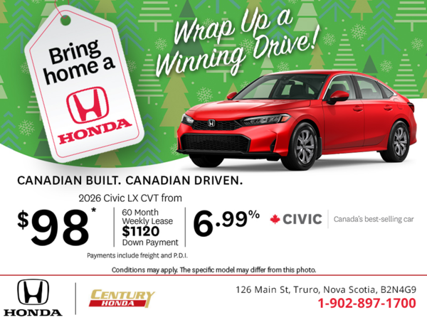 Get the 2026 Honda Civic!