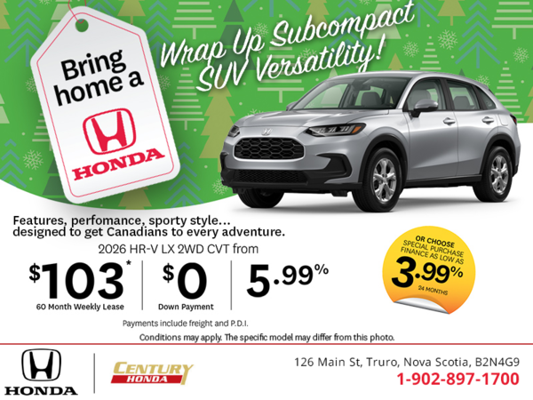 Get the 2026 Honda HR-V!