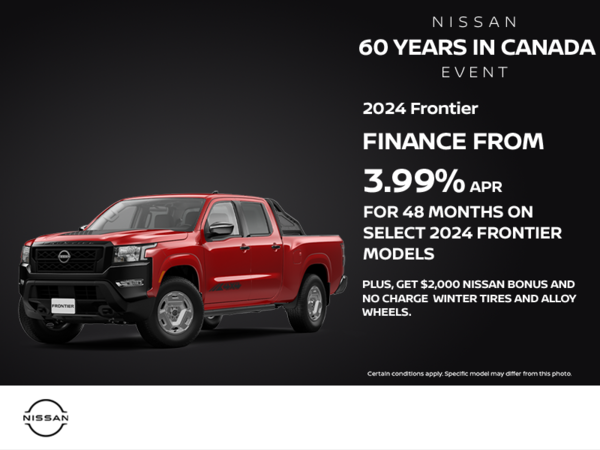 Get the 2024 Nissan Frontier Today!