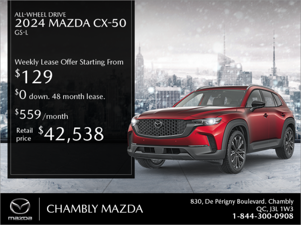 Chambly Mazda - Get the 2024 Mazda CX-50 Today!